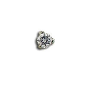 Buy 14 Karat Gold & Diamond Nose Pin