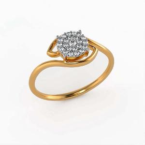 Buy 14 Karat Gold & Diamond Ring