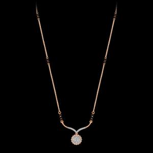 Buy 18 Karat Gold & Diamond Mangalsutra