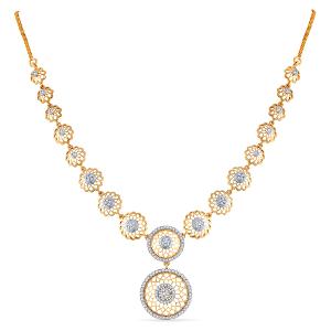 Buy 14 Karat Gold & Diamond Necklace