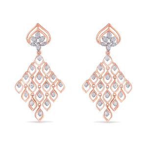 Buy 18 Karat Gold & Diamond Earrings