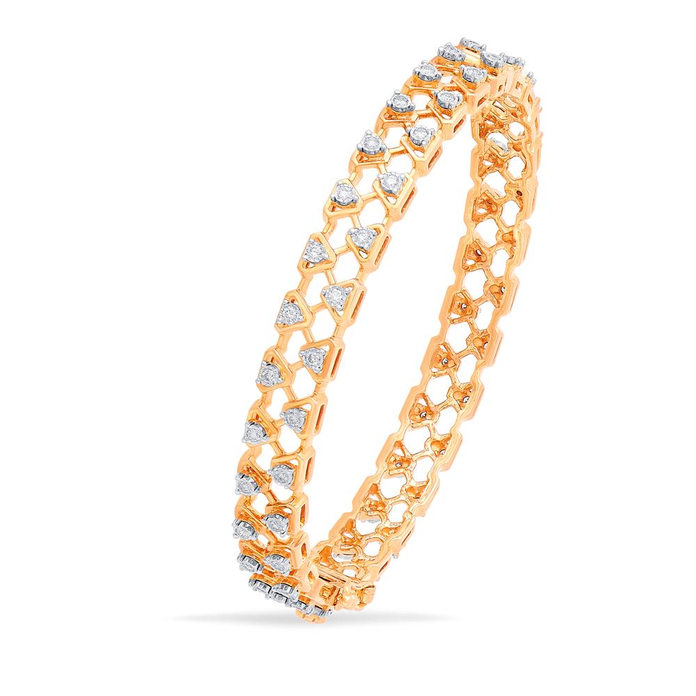 Buy 18 Karat Gold & Diamond Bangles