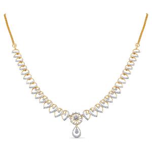 Buy 18 Karat Gold & Diamond Necklace