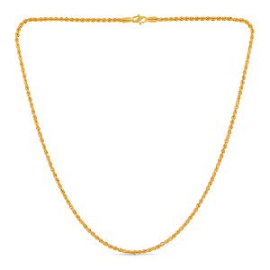 Buy 22 Karat Gold Chain For Unisex