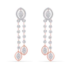Buy 14 Karat Gold & Diamond Earrings