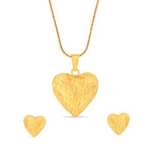 Buy 22 Karat Gold Pendant Set