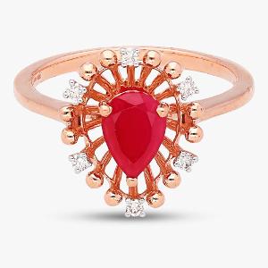 Buy 14 Karat Gold & Diamond Ring