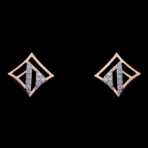 Buy 14 Karat Gold & Diamond Earrings