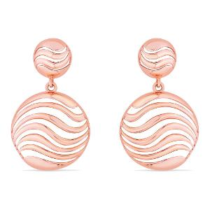 Buy Contemporary Spirals Drop Earrings