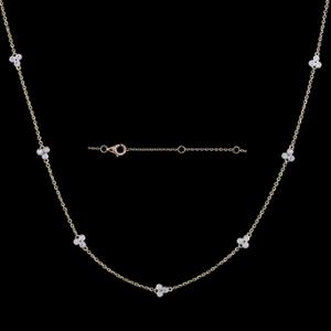 Buy 14 Karat Gold & Diamond Necklace