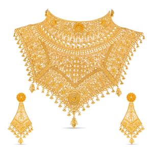 Buy 22 Karat Gold Necklace Set