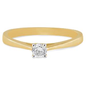 Buy 18 Karat Gold & Diamond Ring