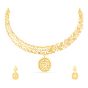 Buy 22 Karat Gold Necklace Set