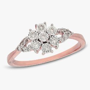 Buy 14 Karat Gold & Diamond Ring