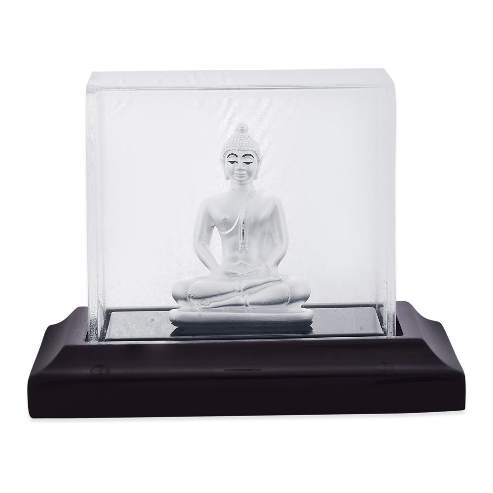 Buy Lord Gautam Buddha Silver Idol
