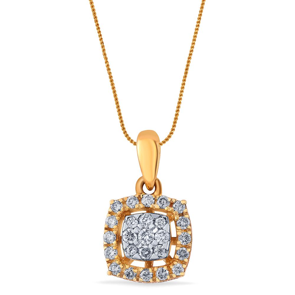 Buy 18 Karat Gold & Diamond Pendant