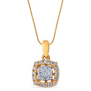 Buy 18 Karat Gold & Diamond Pendant
