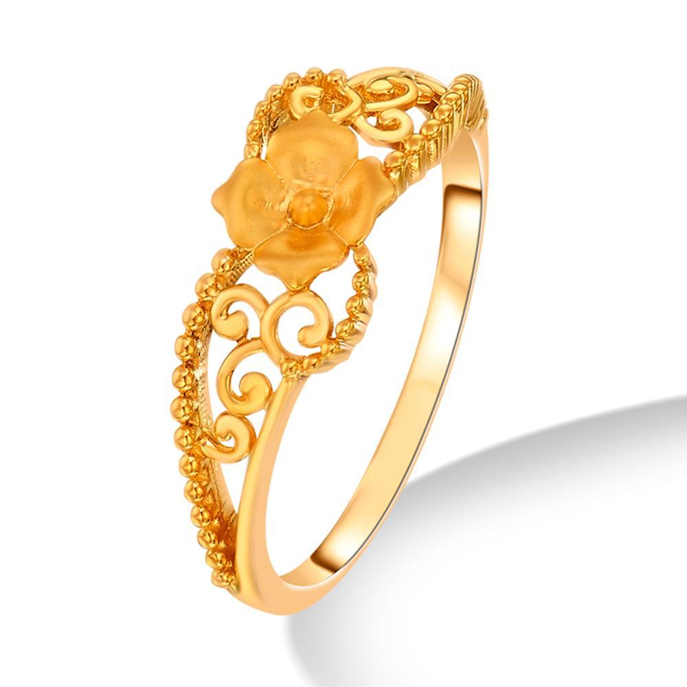 Buy Rose Detail Gold Ring