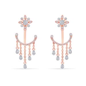 Buy 18 Karat Gold & Diamond Earrings