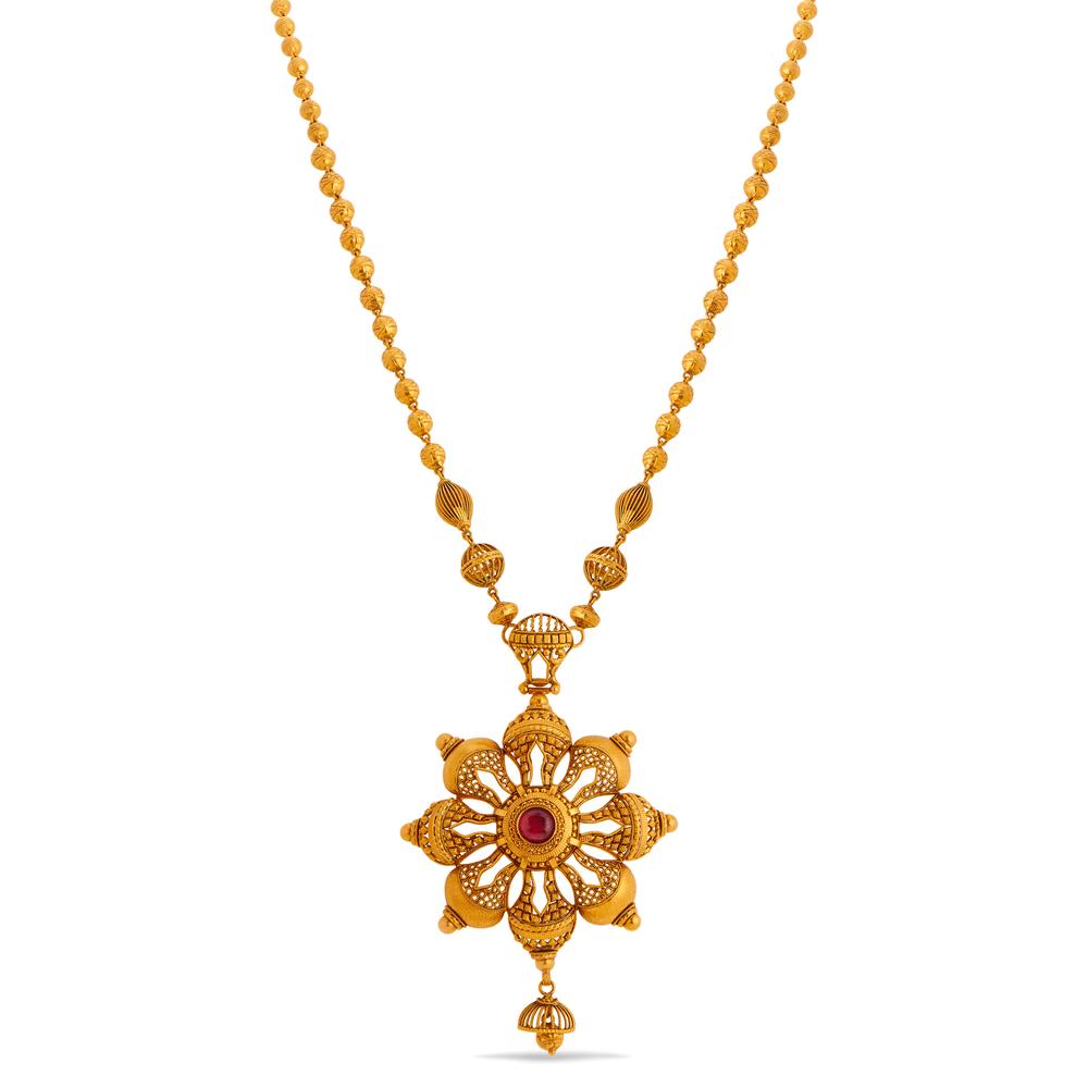 Buy 22 Karat Gold Necklace Set