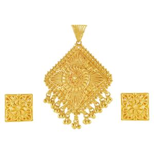 Buy 22 Karat Gold Pendant Set