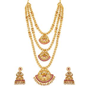 Buy 22 Karat Gold Necklace Set