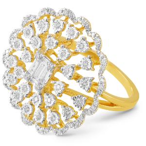 Buy 18 Karat Gold & Diamond Ring