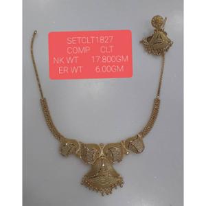Buy 22 Karat Gold Necklace Set