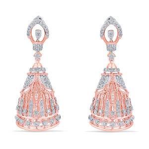 Buy 14 Karat Gold & Diamond Earrings