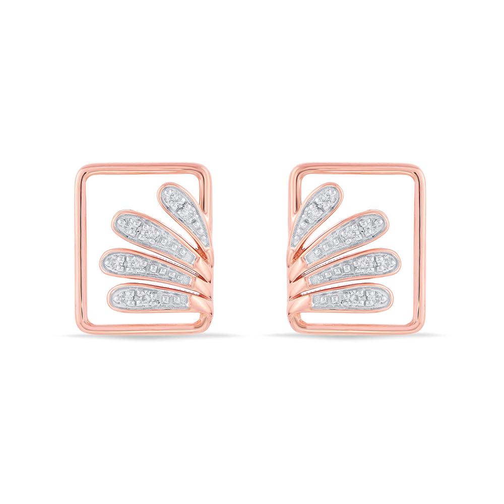 Buy 14 Karat Gold & Diamond Earrings