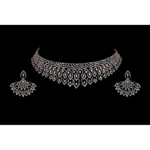 Buy 14 Karat Gold & Diamond Necklace Set