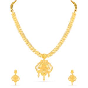 Buy 22 Karat Gold Necklace Set