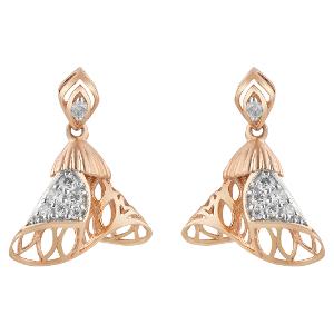 Buy 18 Karat Gold & Diamond Earrings