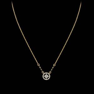 Buy 18 Karat Gold & Diamond Mangalsutra