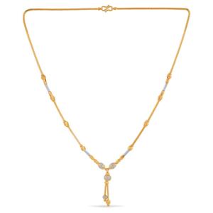 Buy 22 Karat Gold Delicate Tassel Necklace Chain
