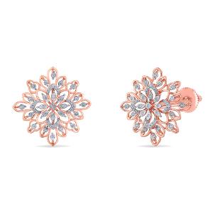 Buy 14 Karat Gold & Diamond Earrings