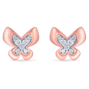 Buy 14 Karat Gold & Diamond Earrings