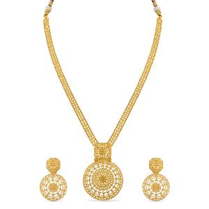 Buy 22 Karat Gold Necklace Set