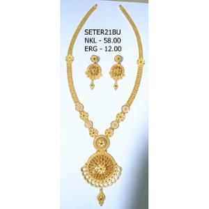 Buy 22 Karat Gold Necklace Set