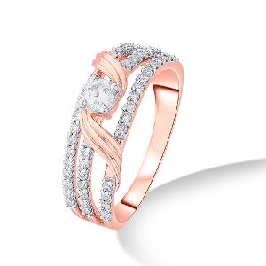 Buy 14 Karat Gold & Diamond Ring