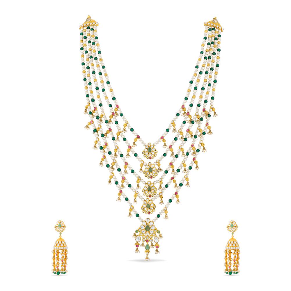 Buy 22 Karat Gold Necklace Set