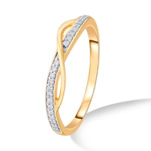 Buy 14 Karat Gold & Diamond Ring