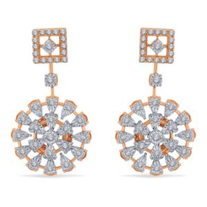 Buy 18 Karat Gold & Diamond Earrings
