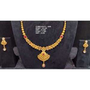Buy 22 Karat Gold Necklace Set