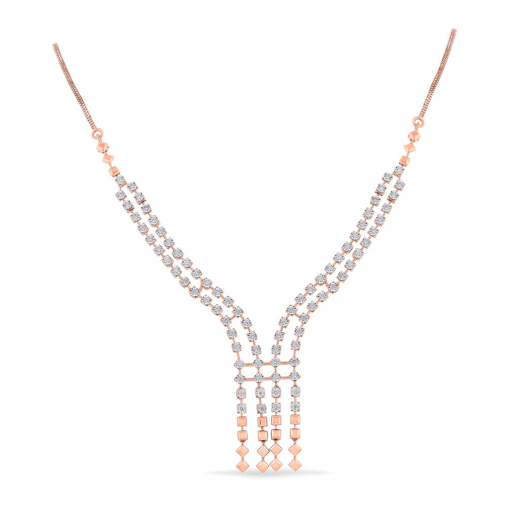 Buy 18 Karat Gold & Diamond Necklace