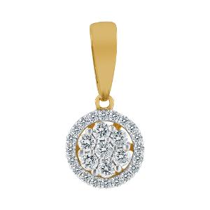 Buy 18 Karat Gold & Diamond Pendant