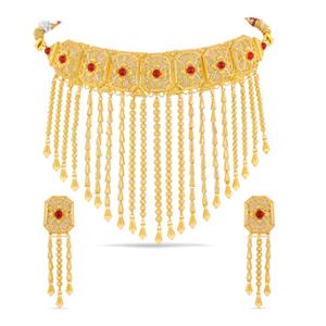 Buy 22 Karat Gold Necklace Set