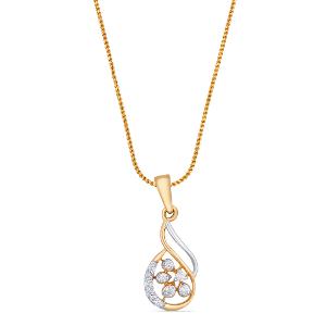 Buy 18 Karat Gold & Diamond Pendant