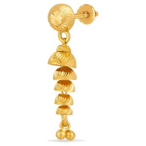 chandukaka saraf gold earrings designs with price