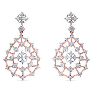 Buy 14 Karat Gold & Diamond Earrings